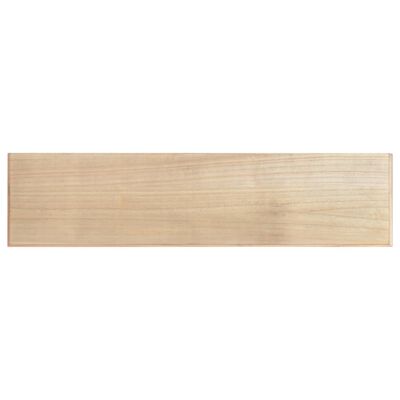 vidaXL Konsolbord svart 110x30x76 cm konstruerat trä
