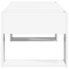 vidaXL Kaffeebord Vit 110 x 50 x 41 cm Konstruerat tr&auml;