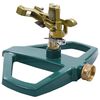 vidaXL Roterande sprinkler gr&ouml;n 21x22x13 cm metall
