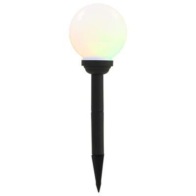 vidaXL Solcellslampor med LED 8 st sfäriska 15 cm RGB