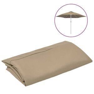 vidaXL Reservtyg f&ouml;r parasoll taupe 300 cm