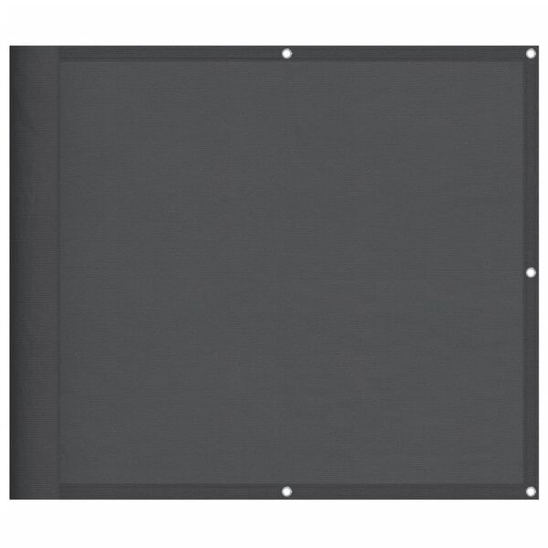 vidaXL Balkongsk&auml;rm antracit 90x1000 cm 100% polyester oxford