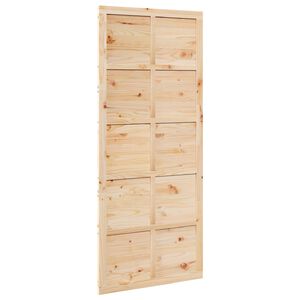 vidaXL Ladug&aring;rdsd&ouml;rr 100 x 2,5 x 208 cm Massiv furu Naturlig