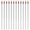 vidaXL Pilar för recurvebåge standard 30" 0,76 cm kolfiber 12 st