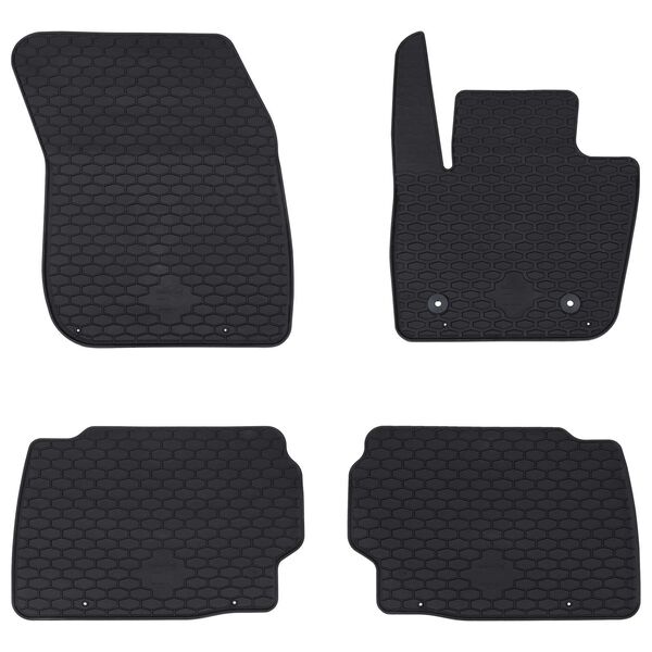 vidaXL Bilmatta 4 pcs Svart Passar Ford MONDEO 2014- Gummi