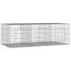 vidaXL Kaninhage 3 paneler 163x79x54 cm galvaniserat j&auml;rn