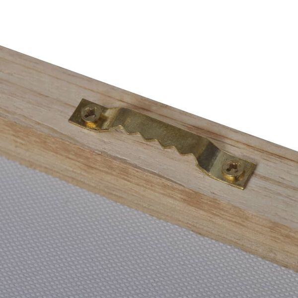 Uppsättning väggbonader på duk zebror 100 x 50 cm