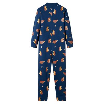 Pyjamas för barn jeansblå 116