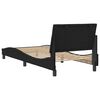 vidaXL Bed Frame without Mattress "Hanko" Black 90x190 cm Velvet