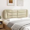 vidaXL Headboard Cushion "Hvar" Cream 180 cm Fabric