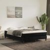 vidaXL Pocketres&aring;rmadrass medium svart 140x220x20 cm sammet