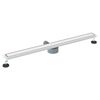 vidaXL Duschavlopp 2-i-1 med 360&deg; Siphon Silver 100 cm