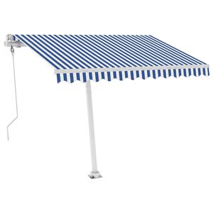 vidaXL Markis automatiskt inf&auml;llbar vinr&ouml;d 300x250 cm