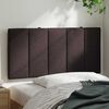 vidaXL Headboard Cushion "Hanko" Dark Brown 100 cm Fabric