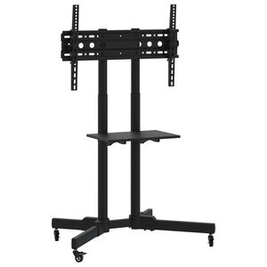 vidaXL Tv-st&auml;ll p&aring; hjul f&ouml;r 32-70 tums sk&auml;rm max VESA 600x400 mm 50kg