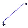 vidaXL Akvariebelysning med kl&auml;mmor 115-130 cm bl&aring; och vit