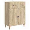 vidaXL Sideboard med l&aring;da Sonoma-ek 66 x 34,5 x 90 cm Konstruerat tr&auml;