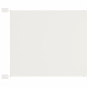 vidaXL Markis vertikal vit 140x1200 cm oxfordtyg