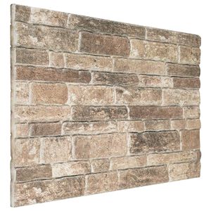 vidaXL V&auml;ggpaneler 10 st 100 x 50 cm Flerf&auml;rgsdesign EPS Skum