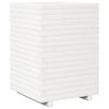 vidaXL Odlingsl&aring;da 50x50x72 cm vit massiv furu