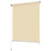 vidaXL Rullgardin utomhus 240x140 cm gr&auml;ddvit