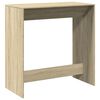 vidaXL Barbord sonoma-ek 102x50x103,5 cm konstruerat tr&auml;