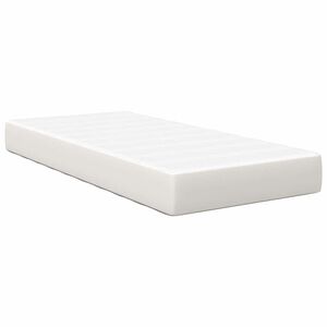 vidaXL S&auml;ngmadrass med madrass Kr&auml;m 80 x 200 cm tyg
