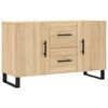 vidaXL Sk&auml;nk sonoma-ek 100x36x60 cm konstruerat tr&auml;