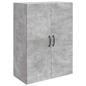vidaXL V&auml;ggmonterat sk&aring;p Betonggr&aring; 66 x 34,5 x 90 cm Konstruerat tr&auml;
