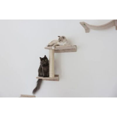 Kerbl Klättervägg för katter Zugspitze trä beige