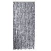 vidaXL Insektsdraperi silver 90x220 cm chenille
