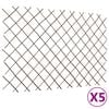 vidaXL Spalj&eacute;staket pil 5 st 180x120 cm