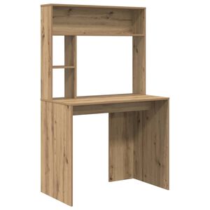 vidaXL Skrivbord Artisan Ek 91 x 50 x 149 cm Konstruerat tr&auml;