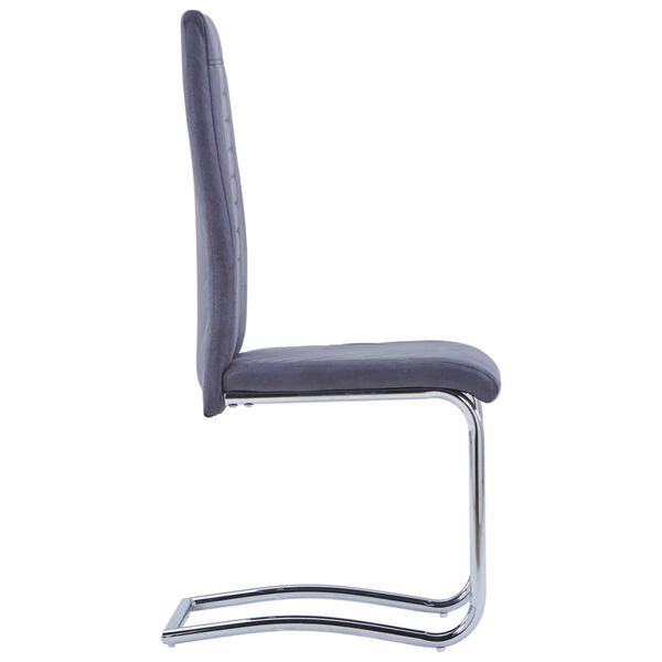 vidaXL Frib&auml;rande matstolar 4 st konstmocka gr&aring;