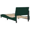 vidaXL Bed Frame without Mattress "Hanko" Dark Green 80x200 cm Velvet