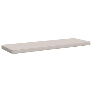 vidaXL 1-delad B&auml;nk Kudde VUGHT 100% Polyester Vit 140 x 50 x 5 cm