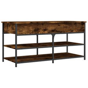vidaXL Skob&auml;nk r&ouml;kf&auml;rgad ek 100x42,5x50 cm konstruerat tr&auml;