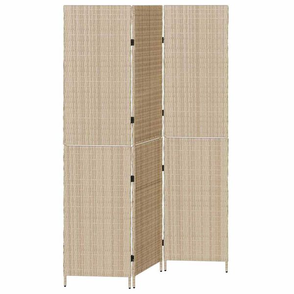 vidaXL Rumsavskiljare Beige 147 x 180 cm konstrotting