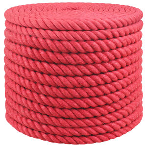 vidaXL Juterep 20 mm R&ouml;d 100% Tossa jute