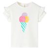 T-shirt f&ouml;r barn ecru 116