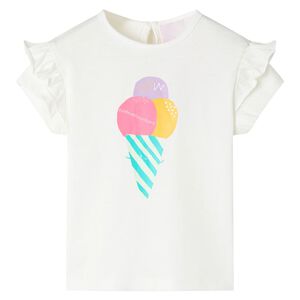 T-shirt f&ouml;r barn ecru 116