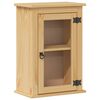 vidaXL V&auml;ggmonterat badrumssk&aring;p Corona 45x27x64,5 cm massiv furu