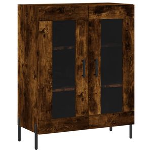 vidaXL Sk&auml;nk r&ouml;kf&auml;rgad ek 69,5x34x90 cm konstruerat tr&auml;