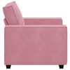 vidaXL Soffstol rosa 100x78x84 cm sammet
