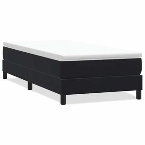 vidaXL Res&aring;rs&auml;ng utan madrass svart 90x210 cm sammet