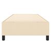 vidaXL Boxspring-s&auml;ngram gr&auml;ddvit 100x200 cm tyg