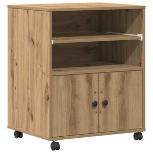 vidaXL Skrivarst&auml;ll Artisan-ek 60 x 48 x 74 cm Konstruerat tr&auml;