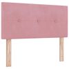 vidaXL Huvudgavel Rosa 80 cm Sammet