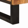 vidaXL TV-sk&aring;p med l&aring;da Brun 100 x 33 x 46 cm Massivt mangotr&auml;