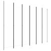 vidaXL Rumsavdelare 6 paneler vit 300x220 cm tyg